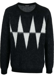 Costume National intarsia-knit jumper