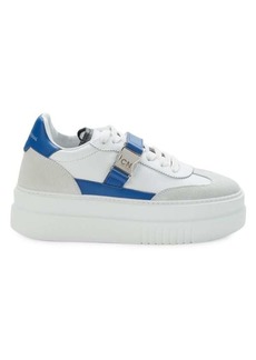 Costume National Leather Platform Sneakers