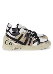 Costume National Mixed-Media Sneakers