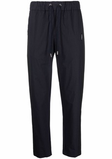 Costume National tapered-leg cotton trousers