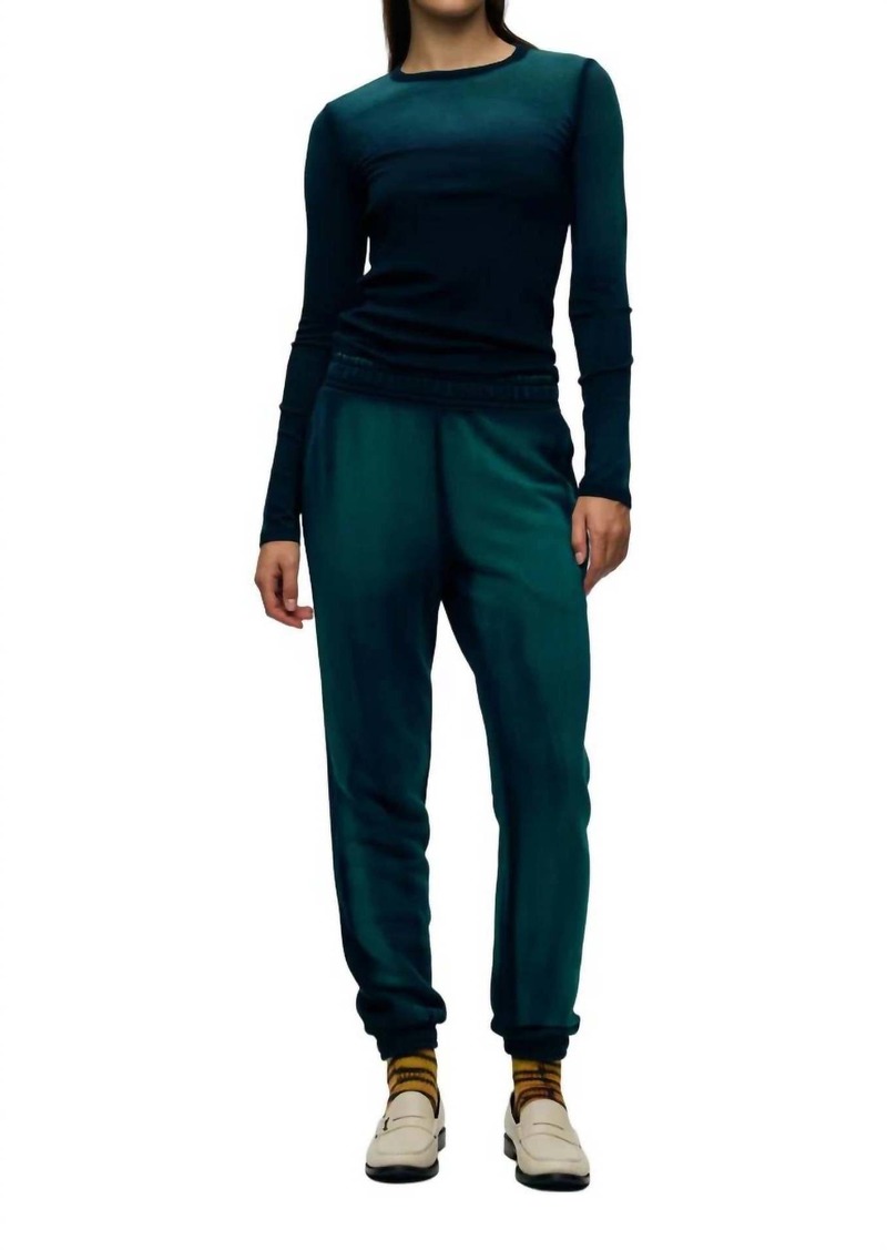 Cotton Citizen Brooklyn Sweatpants In Teal Blue Cast