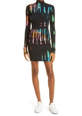 COTTON CITIZEN The Ibiza Tie Dye Long Sleeve Dress in Multicolor Stripe at Nordstrom