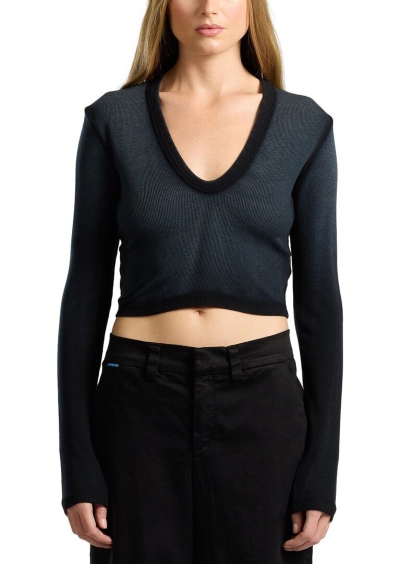 Cotton Citizen Verona Crop U-Neck Shirt