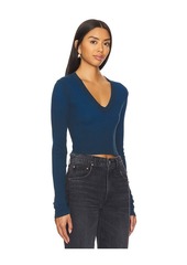 COTTON CITIZEN Verona Crop U Neck Shirt