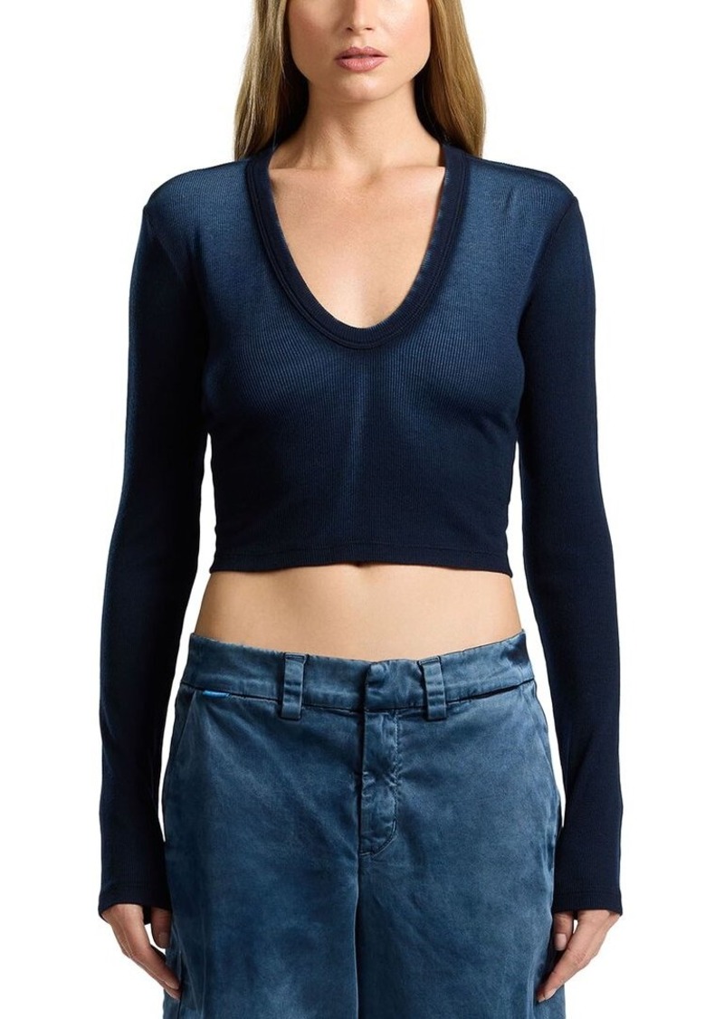 Cotton Citizen Verona Crop U-Neck Shirt