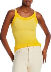 Cotton Citizen Verona Womens Ribbed Knit Tank Top