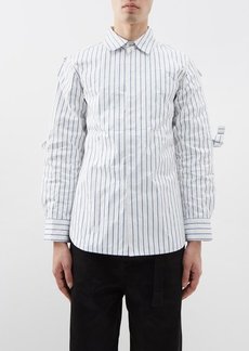 Craig Green - Metal Striped Crinkled Shirt - Mens - White