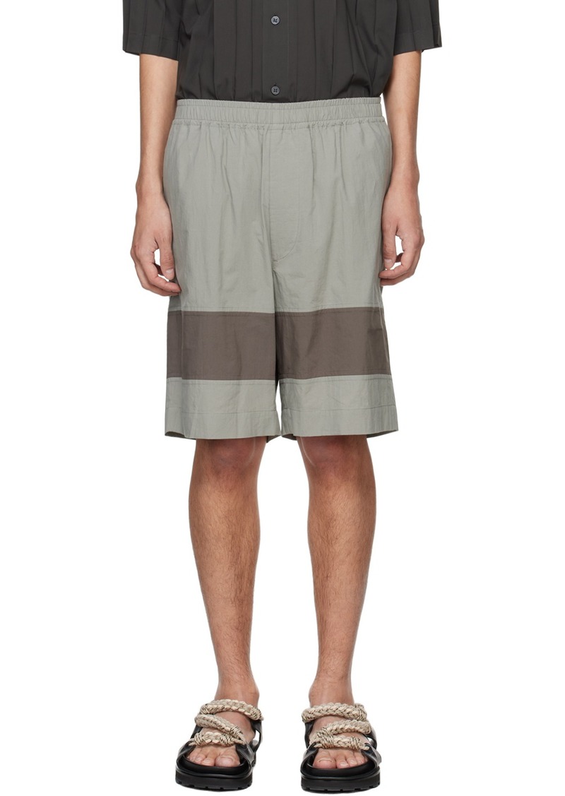 Craig Green Gray Barrel Shorts