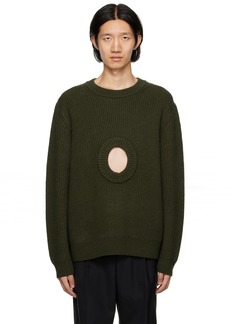 Craig Green Khaki Cutout Sweater