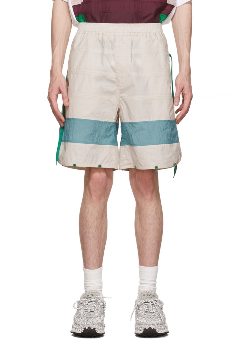 Craig Green Off-White Cotton Shorts