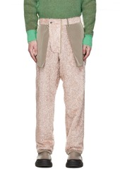 Craig Green Pink Fluffy Reversible Trousers