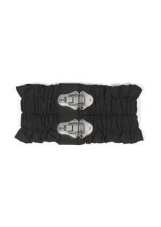 Craig Green elasticated latch-buckle scarf