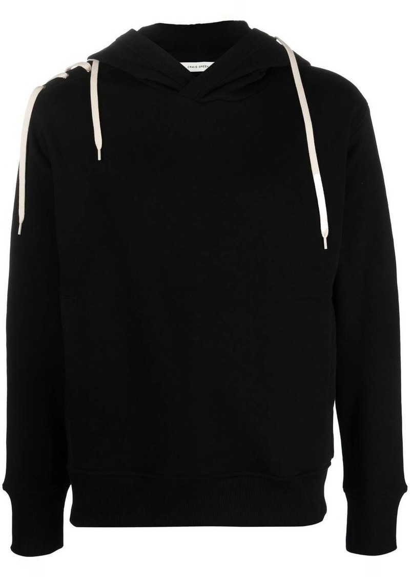 Craig Green string-detail hoodie