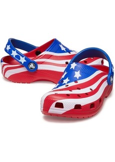 Crocs Classic American Flag Clogs (Toddler)