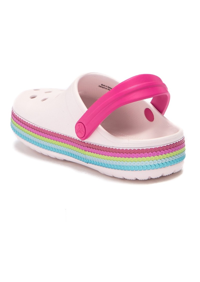 crocs crocband sequin band clog