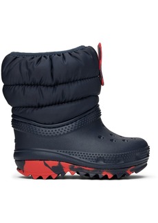 Crocs Baby Navy Classic Neo Puff Boots