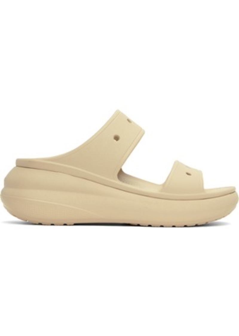 Crocs Beige Crush Sandals