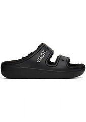 Crocs Black Classic Cozzzy Sandals