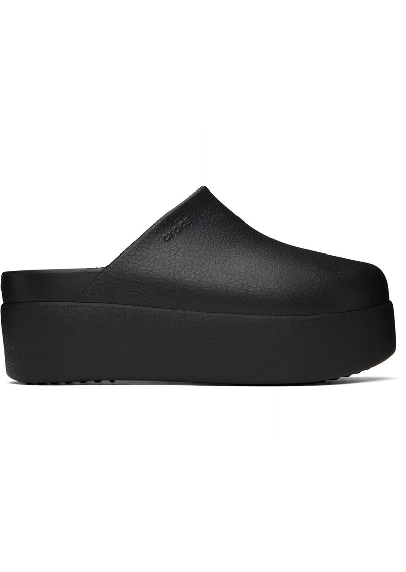 Crocs Black Dylan Platform Loafers