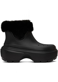 Crocs Black Stomp Boots