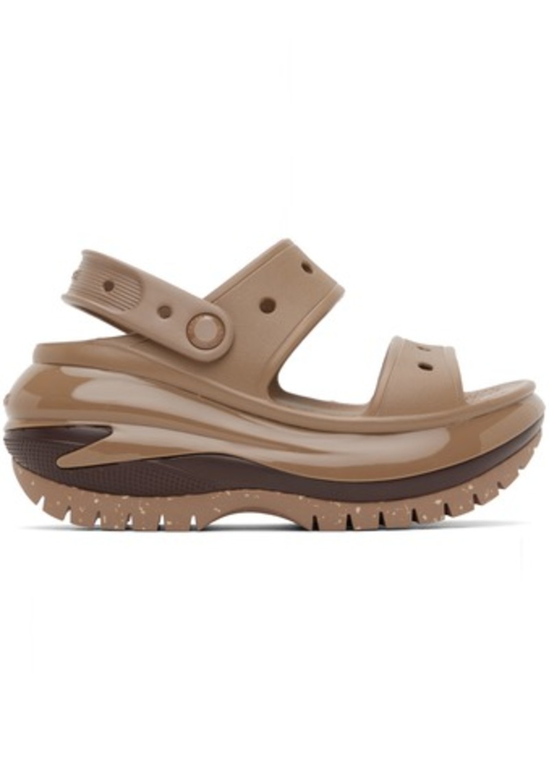 Crocs Brown Mega Crush Sandals