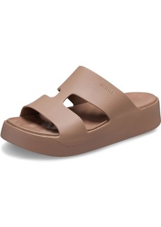 Crocs Getaway Platform H-Strap Wedge Sandals for Women  Numeric_