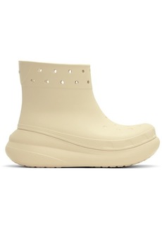 Crocs Off-White Crush Boots