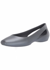 Crocs Women's Sloane Metallic Flat Shoe   M US