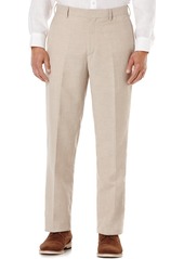 Cubavera Men's Linen Blend Flat Front Pant - Khaki