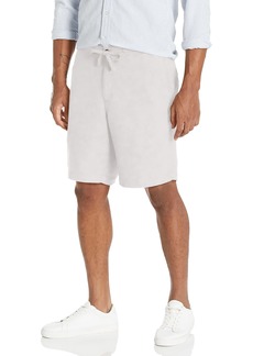 Cubavera Men's 9" Linen Blend Cross Dye Short