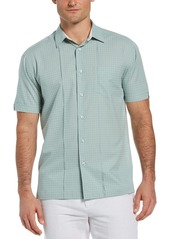 Cubavera Men's Big & Tall Short Sleeve Cotton Mini Dobby Shirt  5X-Large