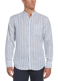 Cubavera Men's Standard Collection Long Sleeve L/C Yarn Dye Dobby Stripe Shirt