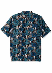 Cubavera Men's Tropical Toucan Print Shirt
