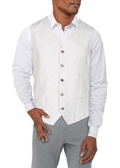 Cubavera Plus Delave Mens Slub Sleeveless Suit Vest