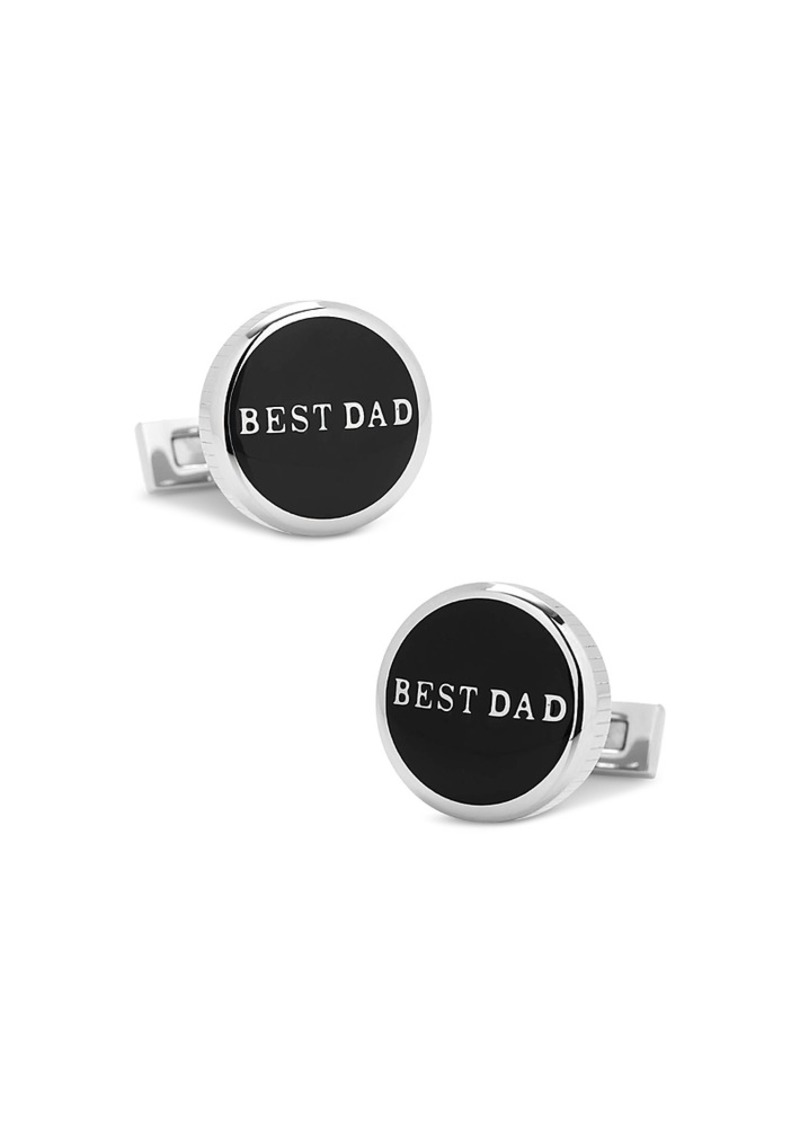 Cufflinks Inc. Cufflinks Inc Best Dad Round Cufflinks