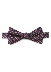 Cufflinks Inc. Cufflinks, Inc. Mardi Gras Stripe Silk Bow Tie
