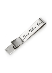 Cufflinks Inc. Men's Come Follow Me Tie Bar - Silver-Tone