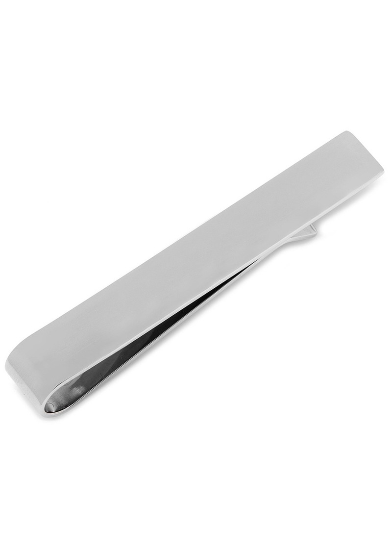 Cufflinks Inc. Ox and Bull Trading Co. Stainless Steel Engravable Tie Bar - Silver-Tone