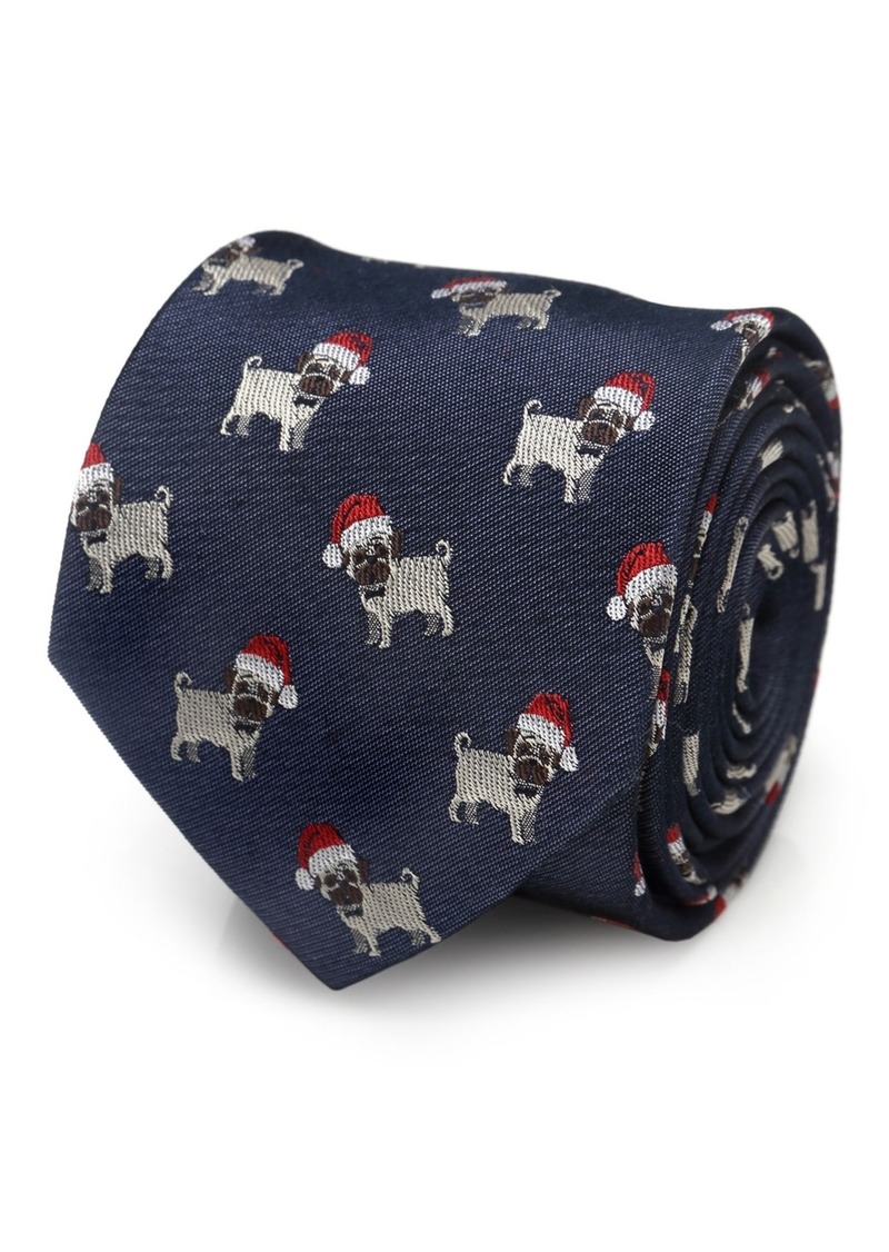 Cufflinks Inc. Cufflinks Inc Santa Pug Men's Tie - Multi