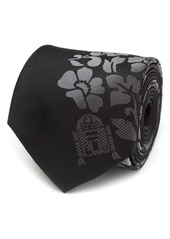 Cufflinks Inc. Cufflinks, Inc. Star Wars™ R2D2 Floral Black Silk Tie