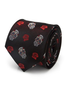 Cufflinks Inc. Cufflinks Inc Sugar Skull Men's Tie - Black