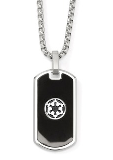 Cufflinks Inc. Men's Star Wars Imperial Rebel Reversible Necklace - Silver
