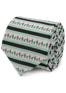 Cufflinks Inc. Men's Texas Cactus Stripe Tie - Black