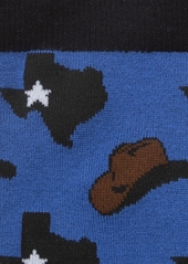 Cufflinks Inc. Men's Texas State Cowboy Hat Sock - Blue