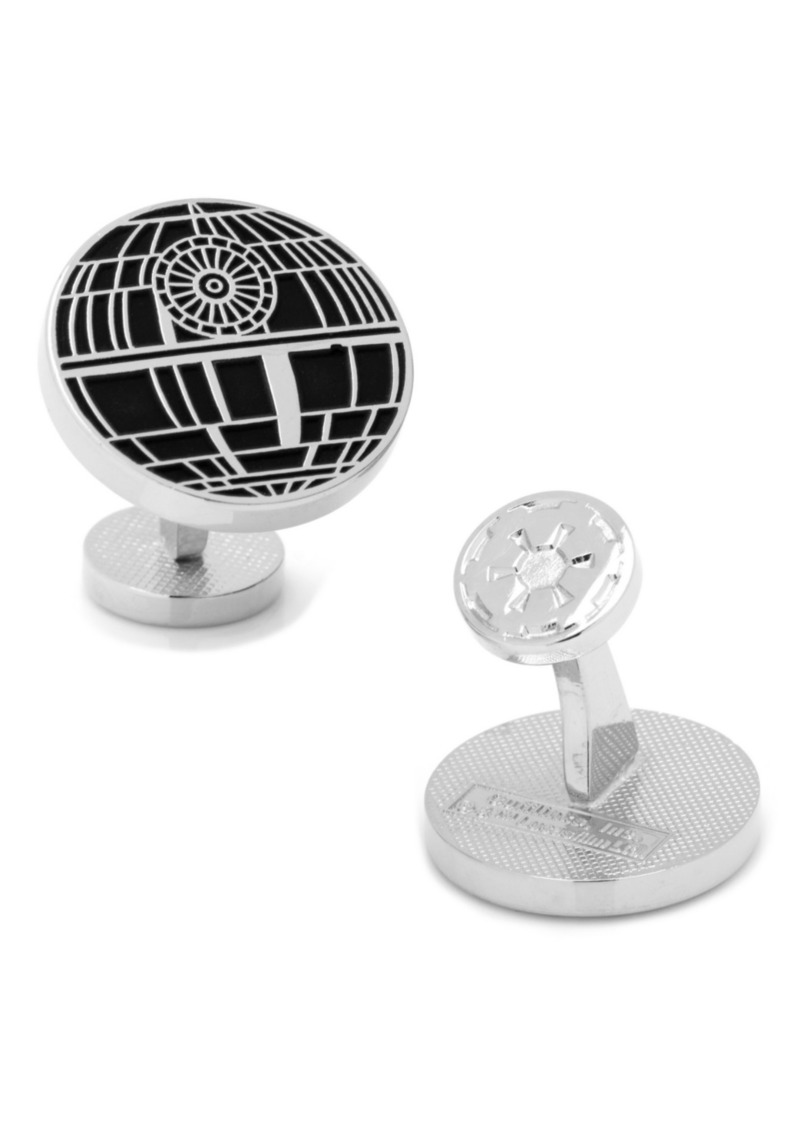 Cufflinks Inc. Recessed Matte Death Star Cufflinks - Black