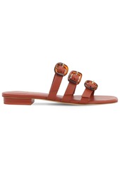 Cult Gaia 10mm Tallulah Leather Flat Sandals