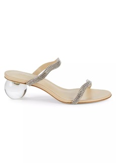 Cult Gaia Aubrey Bauble-Heel Embellished Mules