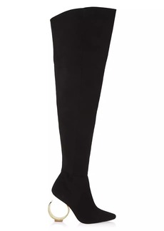 Cult Gaia Bella Suede Over-The-Knee Boots