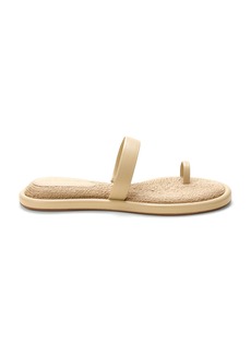 Cult Gaia - Amalia Raffia-Leather Sandals - Neutral - IT 36 - Moda Operandi