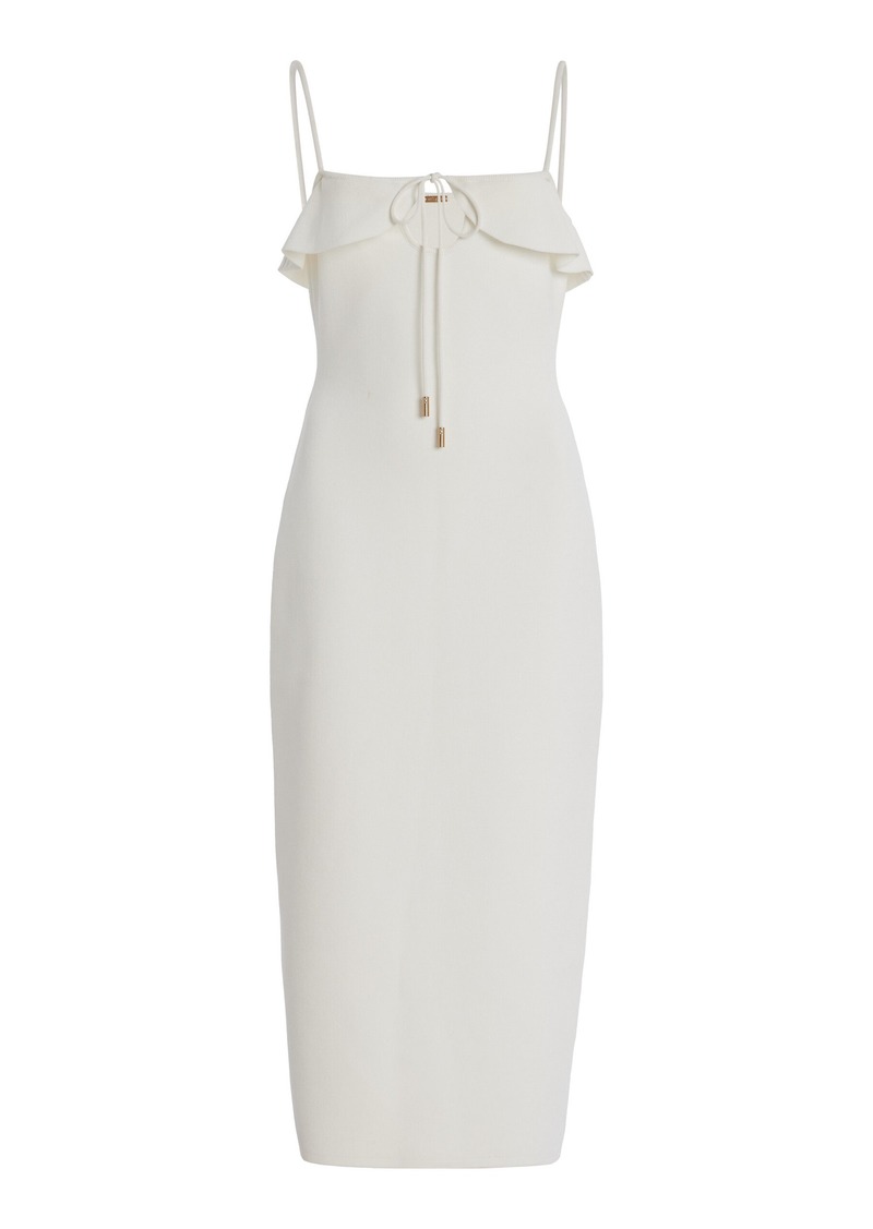 Cult Gaia - Ciera Knit Midi Dress - White - S - Moda Operandi